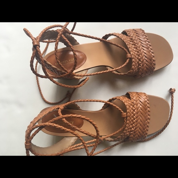 Michael Kors Collection Lawson  Lace Up Sandals - Picture 2 of 8